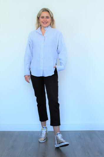 IM Saoli Woven Shirt in Blue