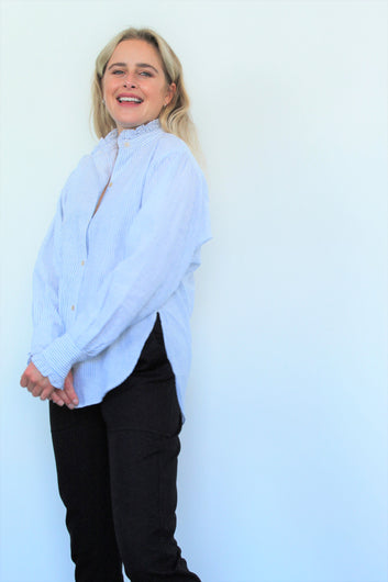 IM Saoli Woven Shirt in Blue