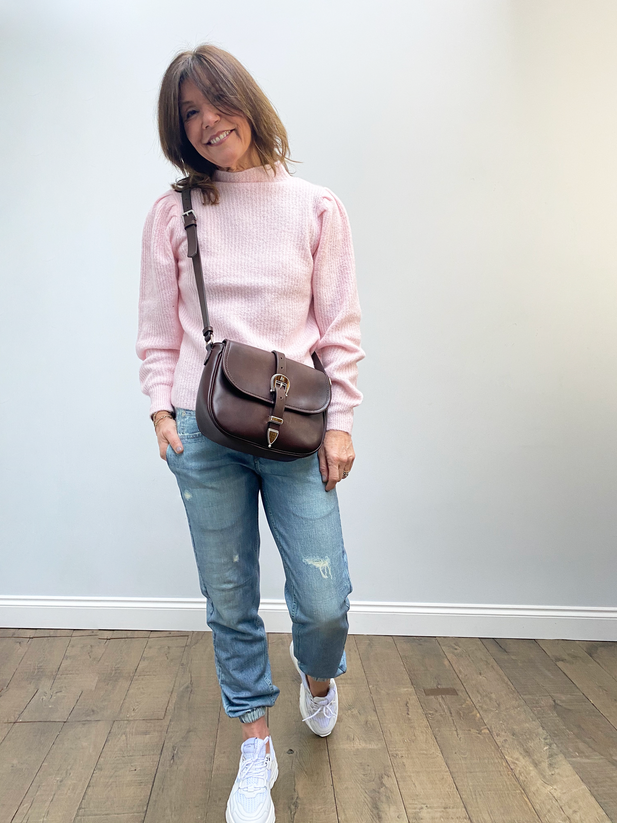 SLF Lipa Knit LS blushing bride