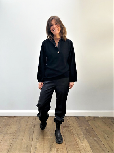 GANNI K1446 Cashmere Knit in Black