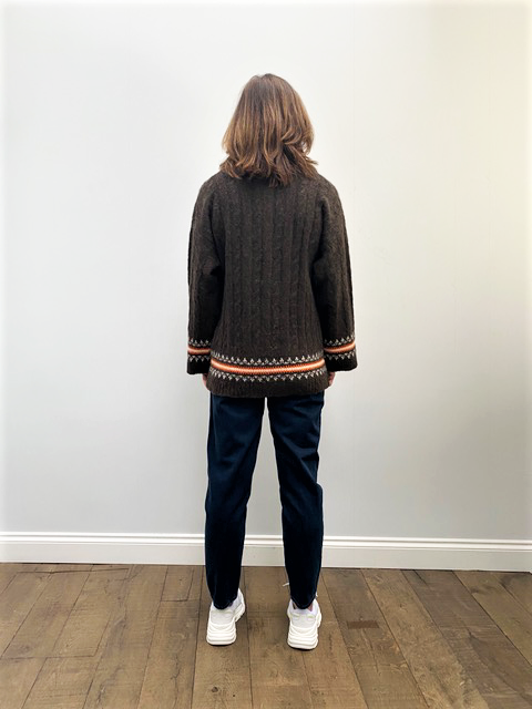 GANNI K1485 Fine Alpaca Knit in Mole