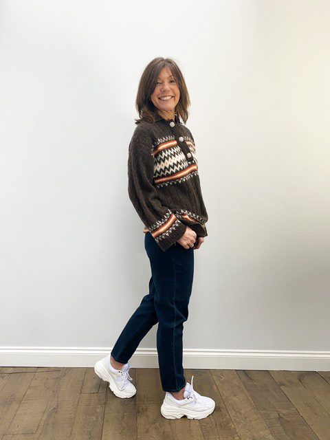 GANNI K1485 Fine Alpaca Knit in Mole