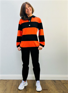 You added <b><u>GANNI K1447 Cashmere Striped Knit in Multi</u></b> to your cart.