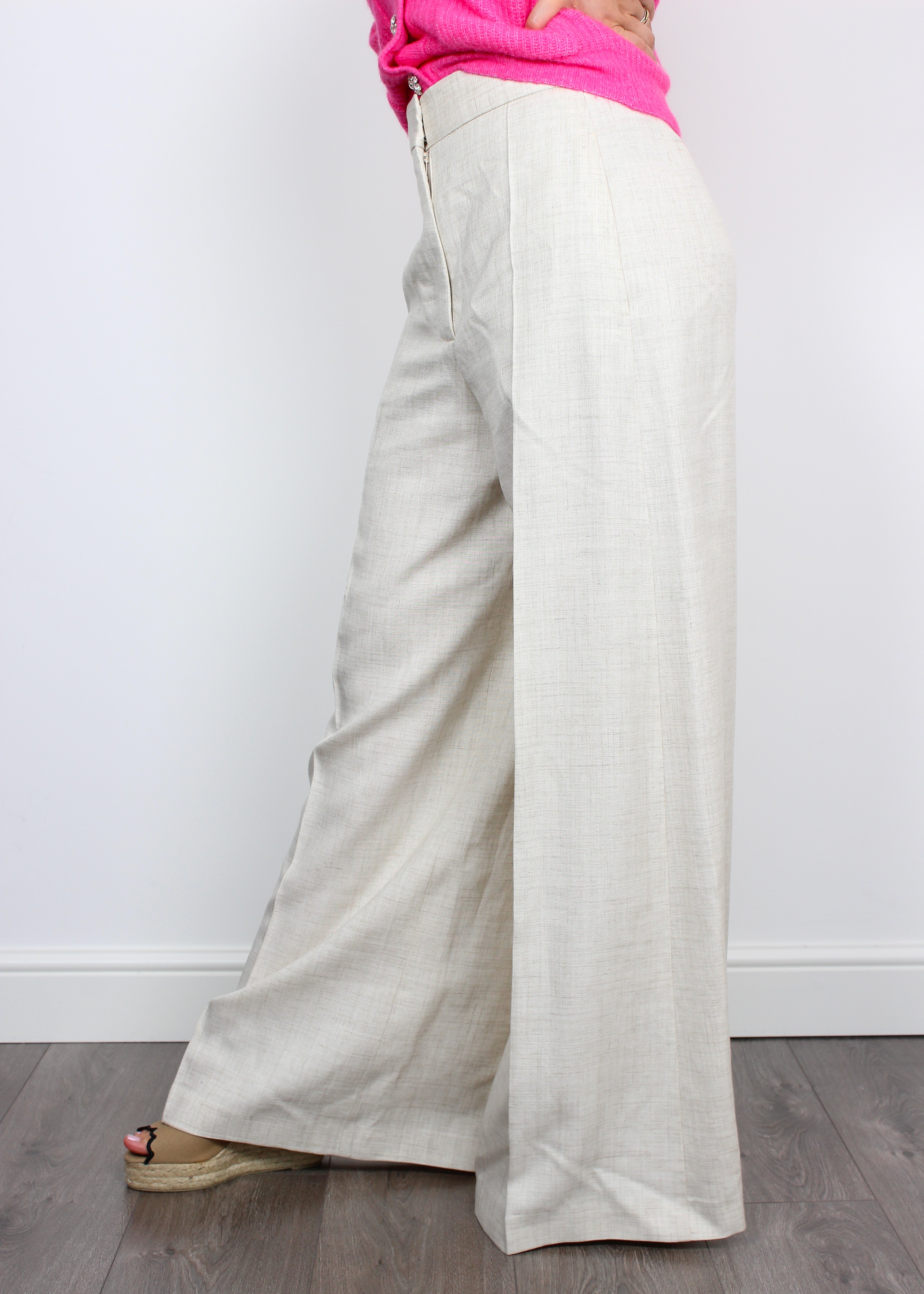 JOSEPH Tacita Trousers in Ecru