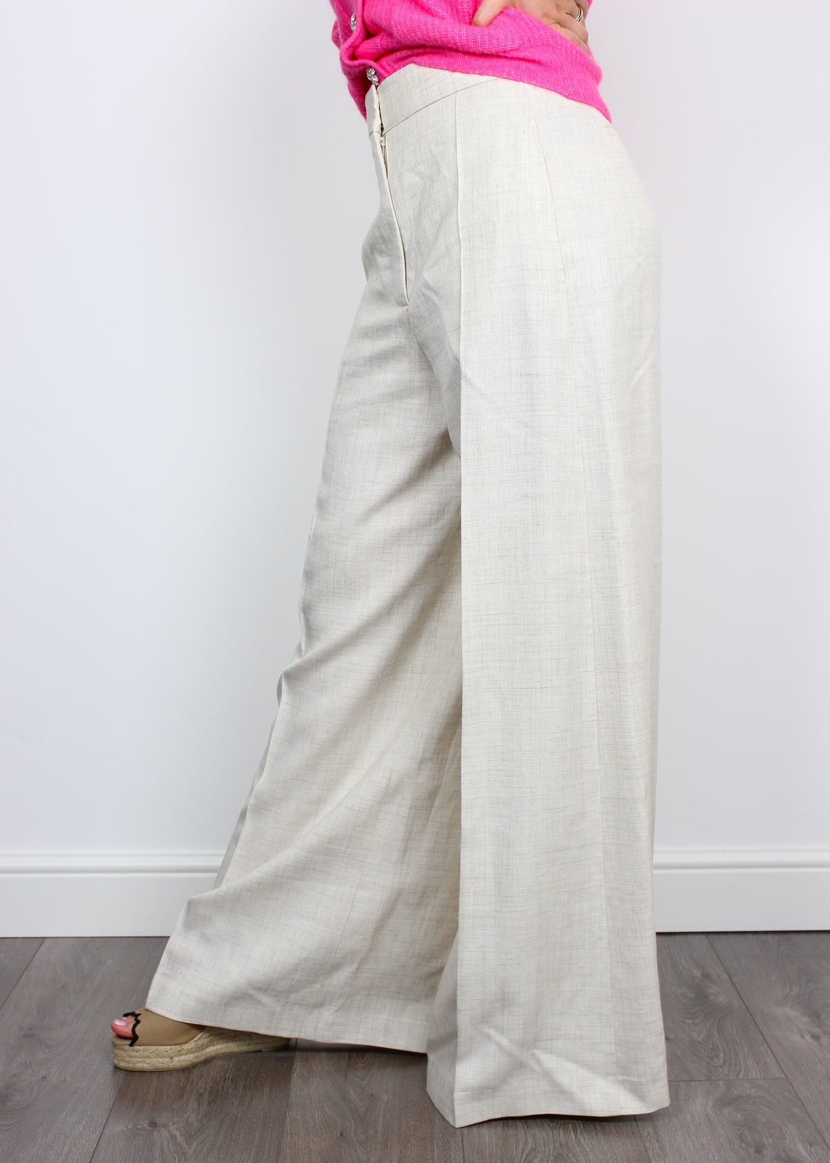 JOSEPH Tacita Trousers in Ecru