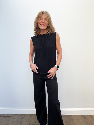 VELVET Wenna Top in Black