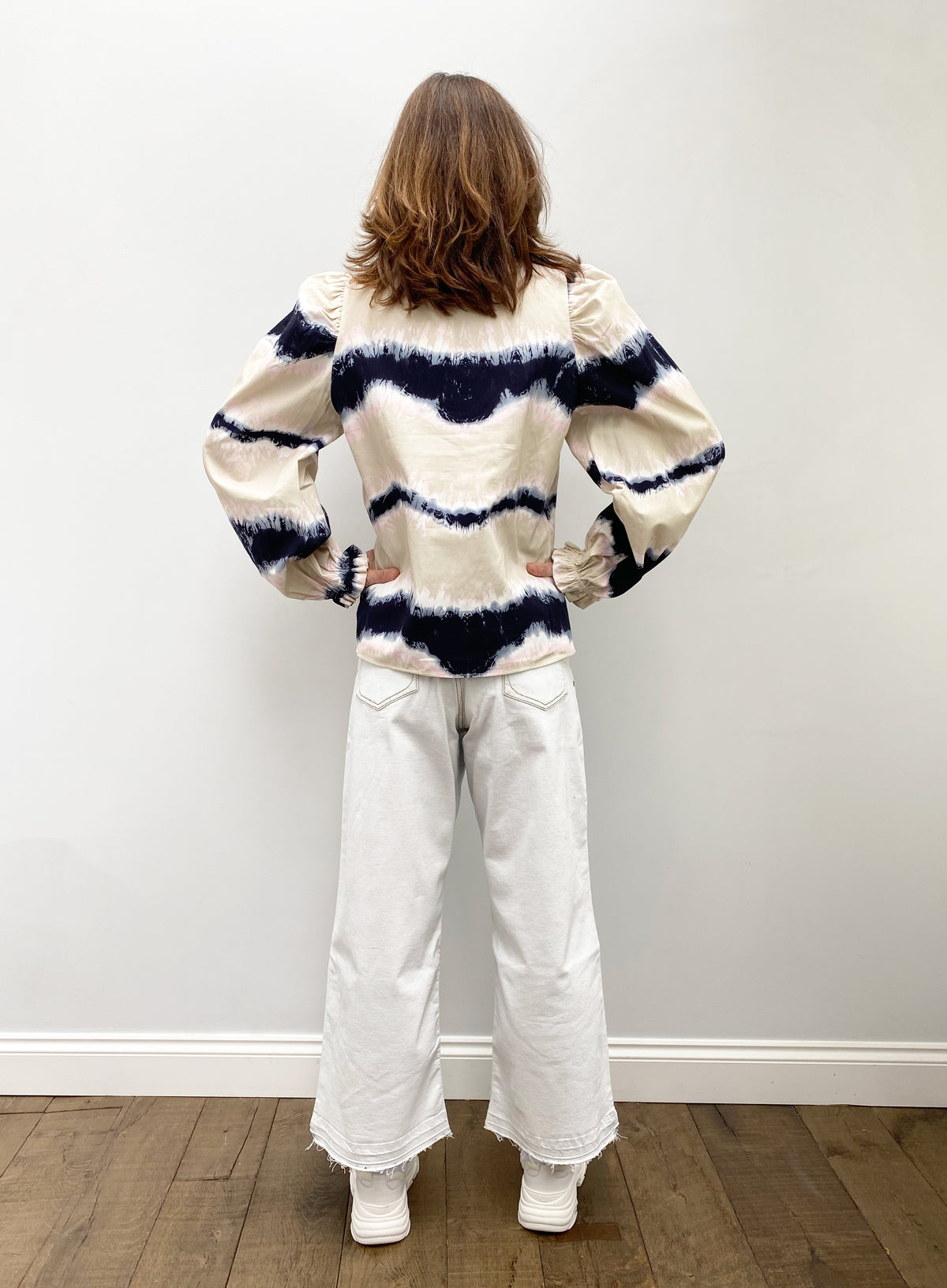 M Tresco Tie Dye Top in Sand