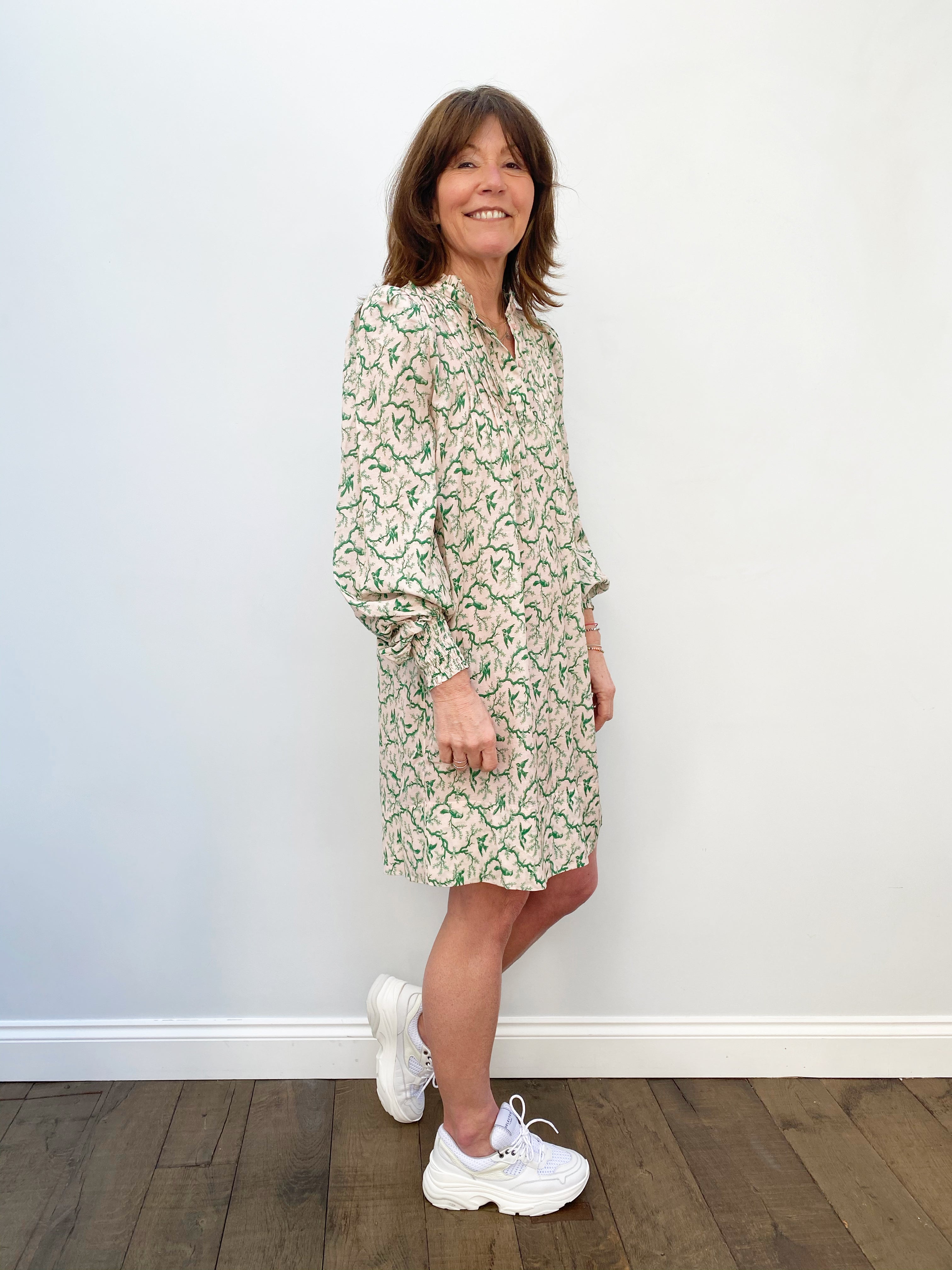 M Toluca Printed Dress in Rose