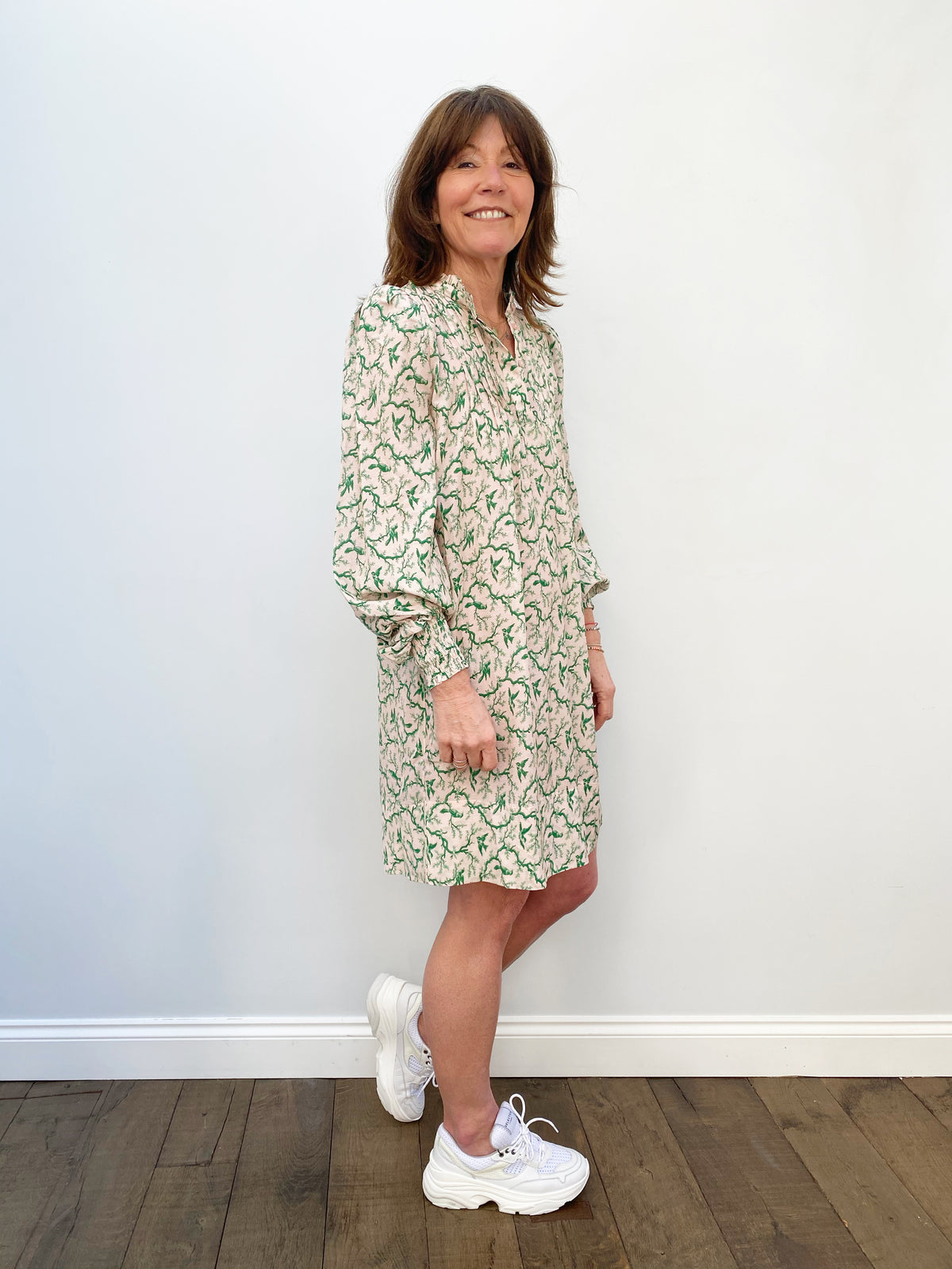 M Toluca Printed Dress in Rose