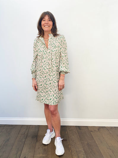 M Toluca Printed Dress in Rose