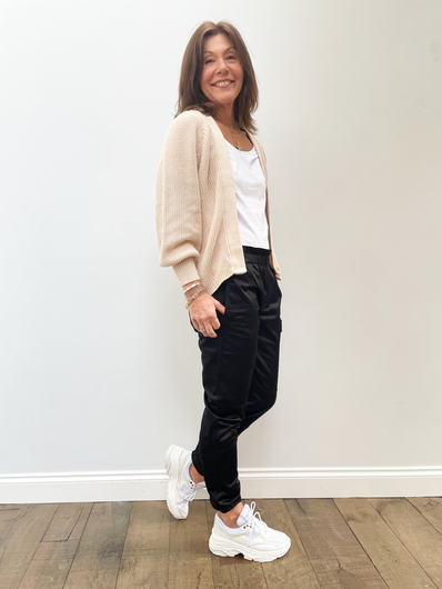 SLF Emmy Knit Cardi in Sandshell