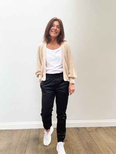 SLF Emmy Knit Cardi in Sandshell