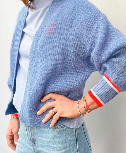 EA Zagazid Mohair Cardi in Halogen