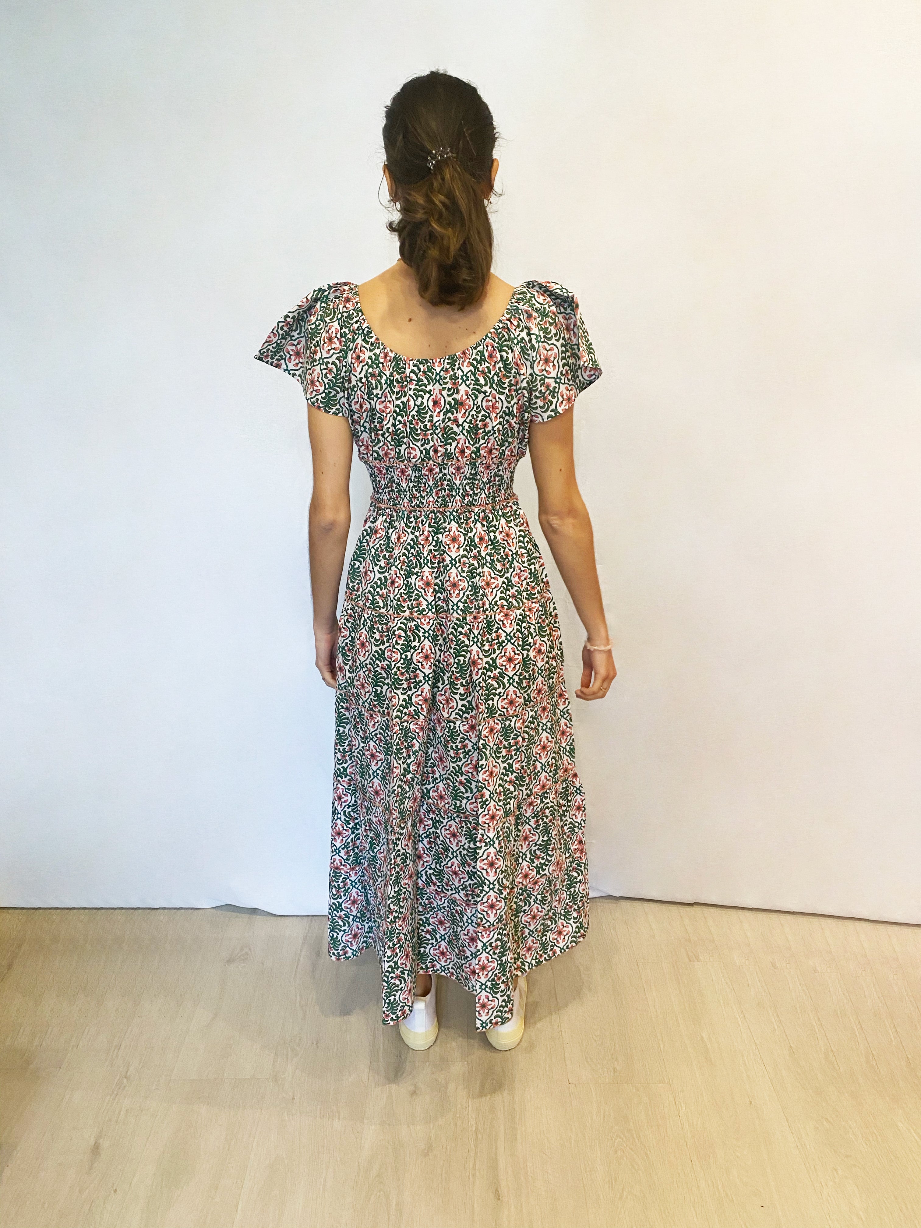 PCP Rah Rah Spanish Dress in Retro Blush