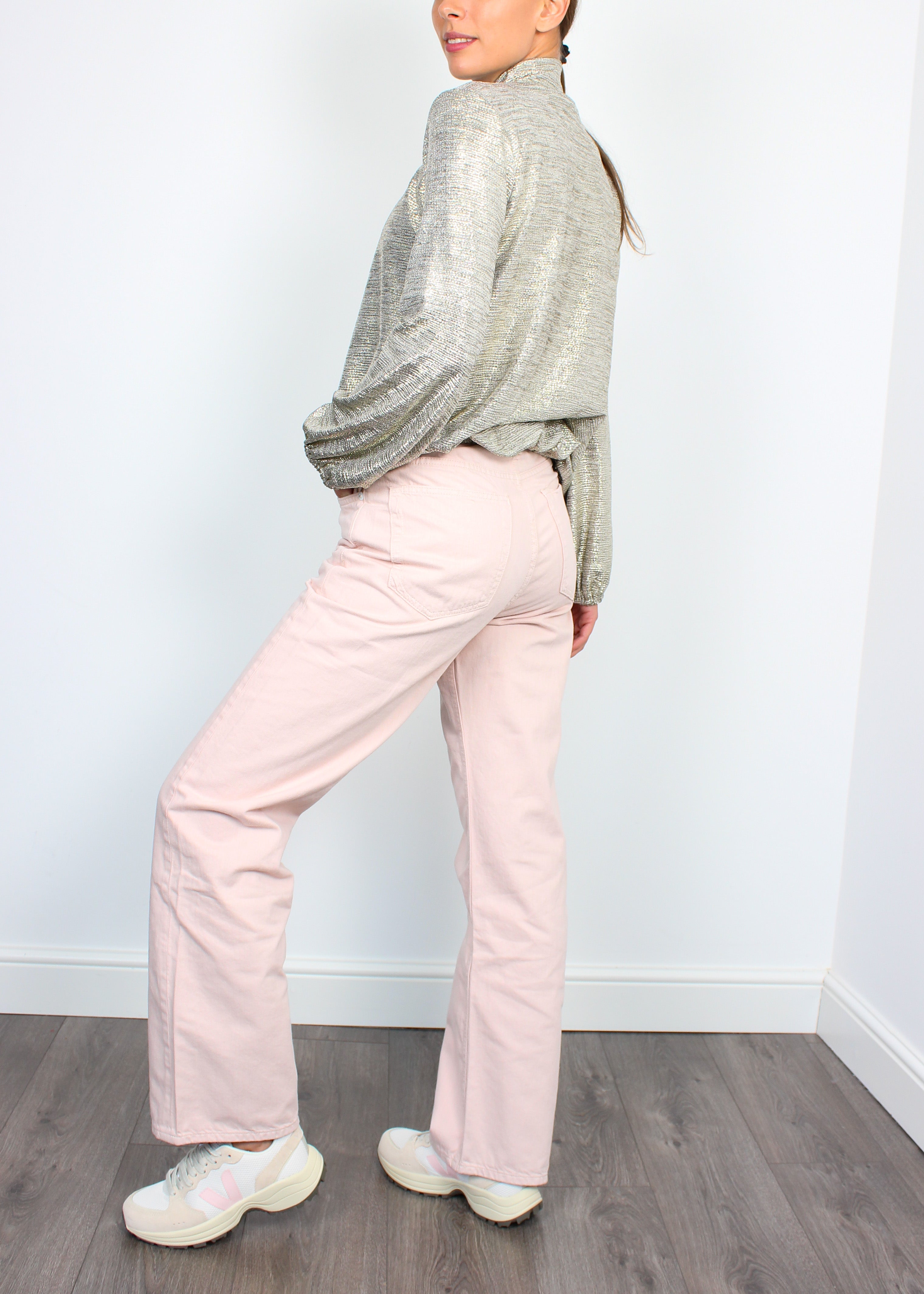 Onjenu Amber Top in Metallic Print