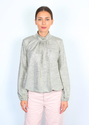 Onjenu Amber Top in Metallic Print
