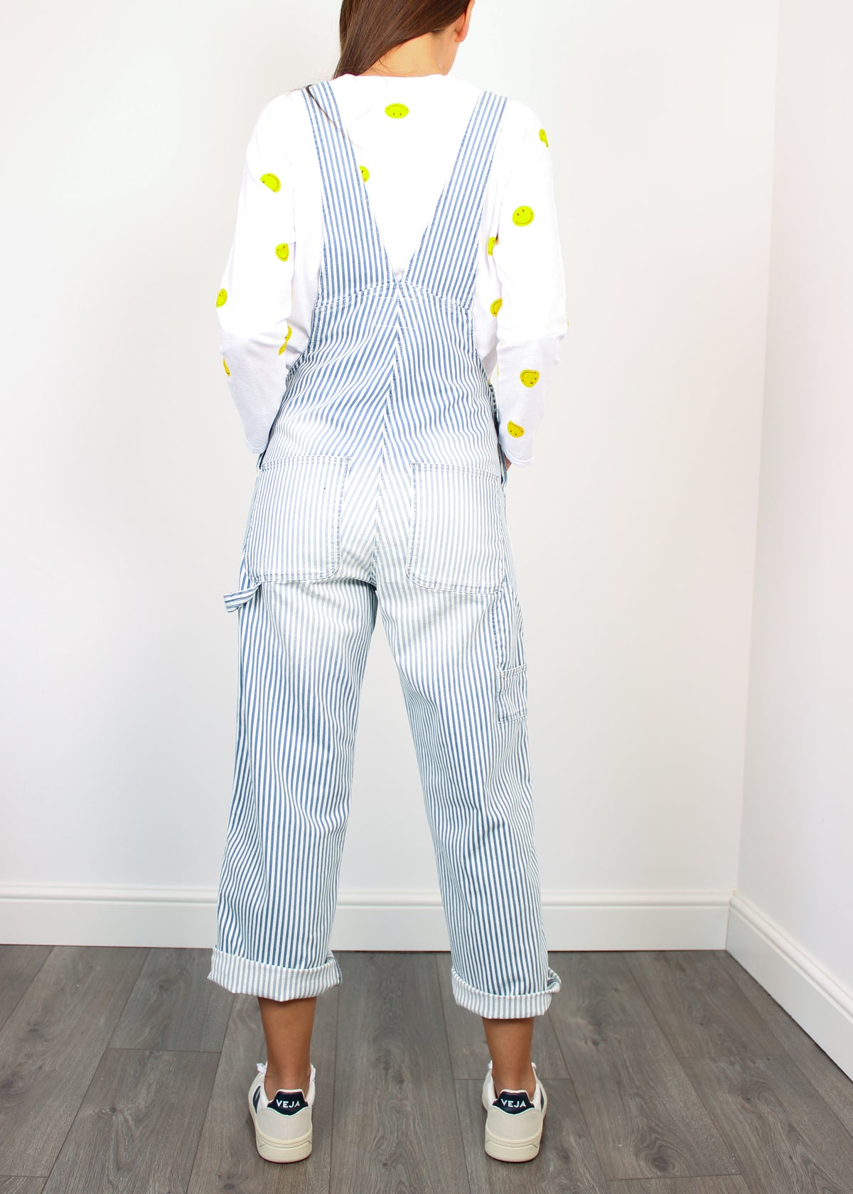 L&H Omar Dungarees in Stain Bluew'