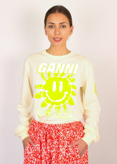 GANNI T3189 Light cotton Jersey in Rutabaga