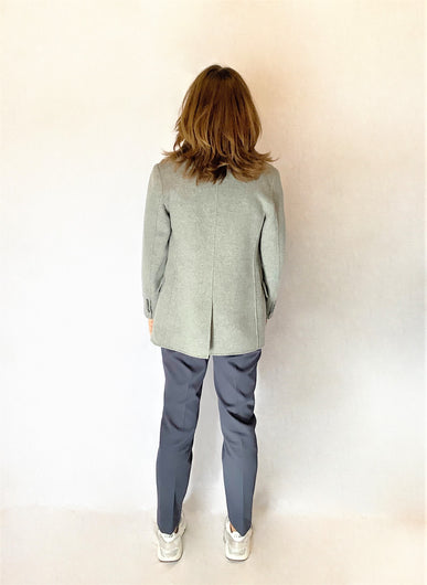 MM Vieste Wool Jacket in Grey Melange