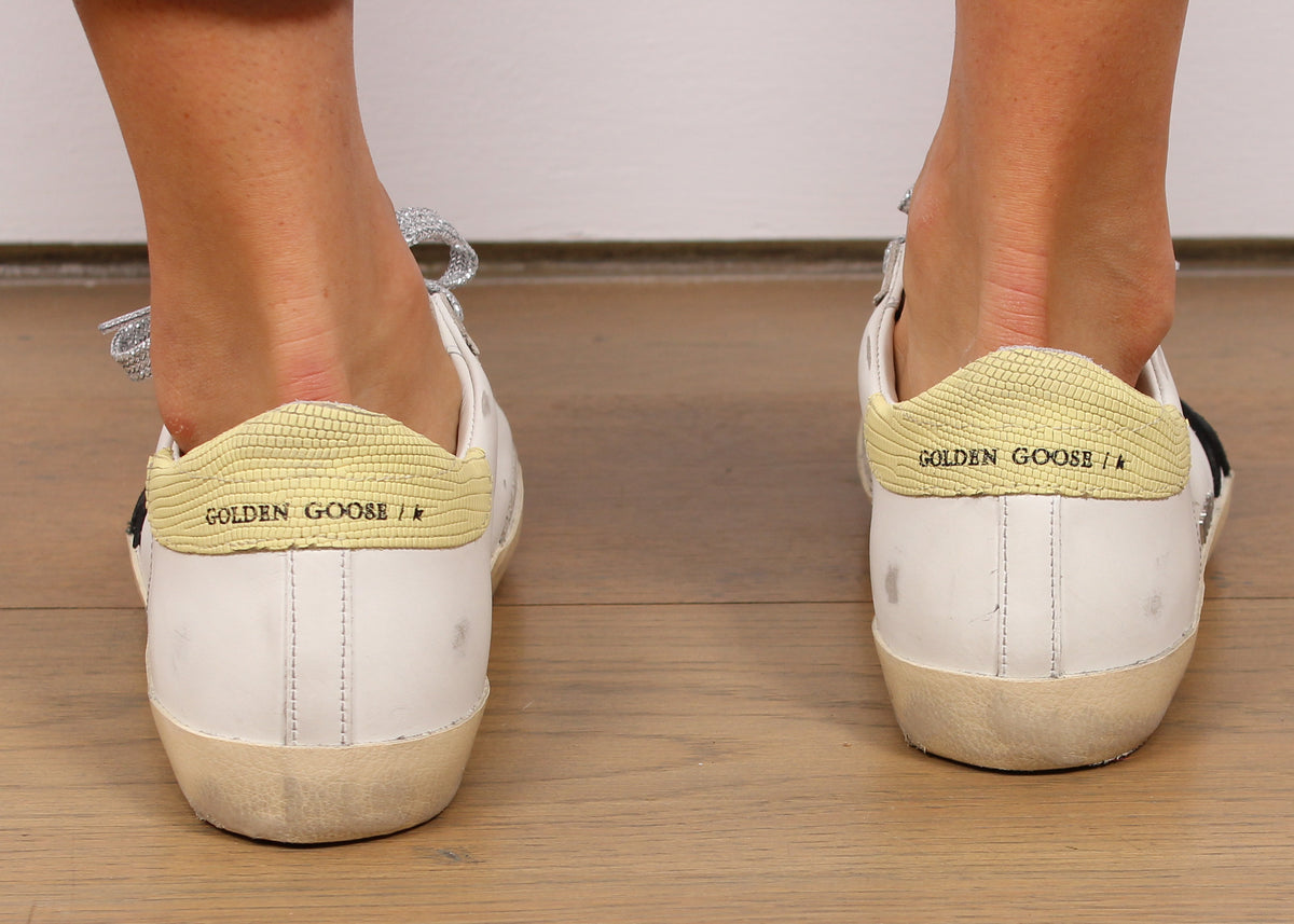 GG Super Star in White, Black, Light Green