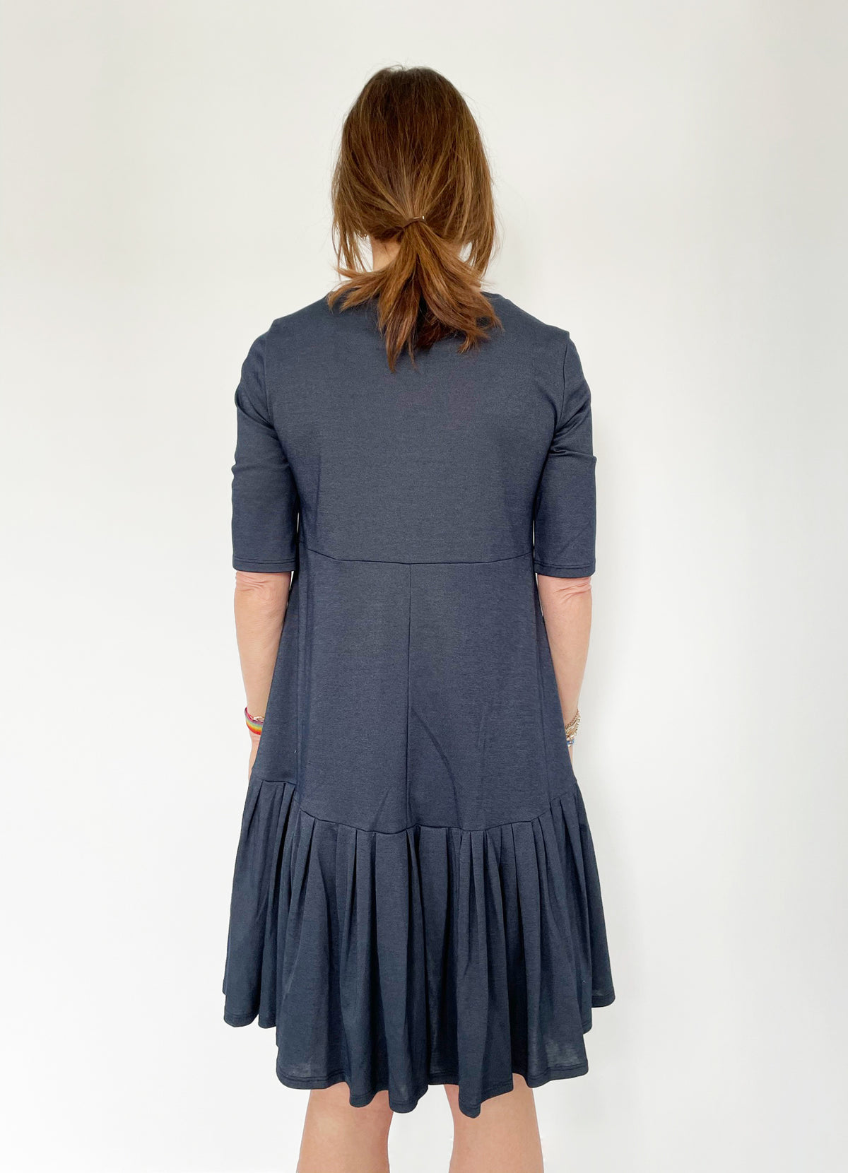 MM Navarra Jersey Dress in Blue