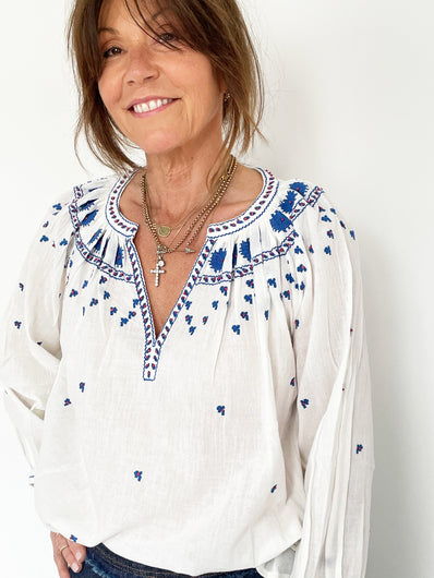 VELVET Lynette Top in Off White