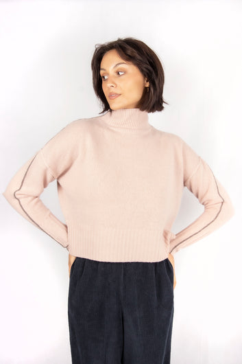 360 Averett Jumper in Nougat Beechwood