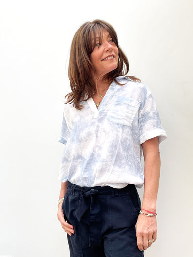RAILS Savannah Shirt in Cascade Tie Dye