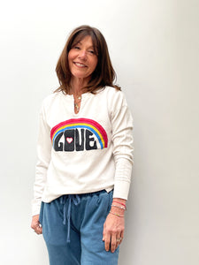 You added <b><u>FIVE SWE2104 Love Sweat in Chalk</u></b> to your cart.