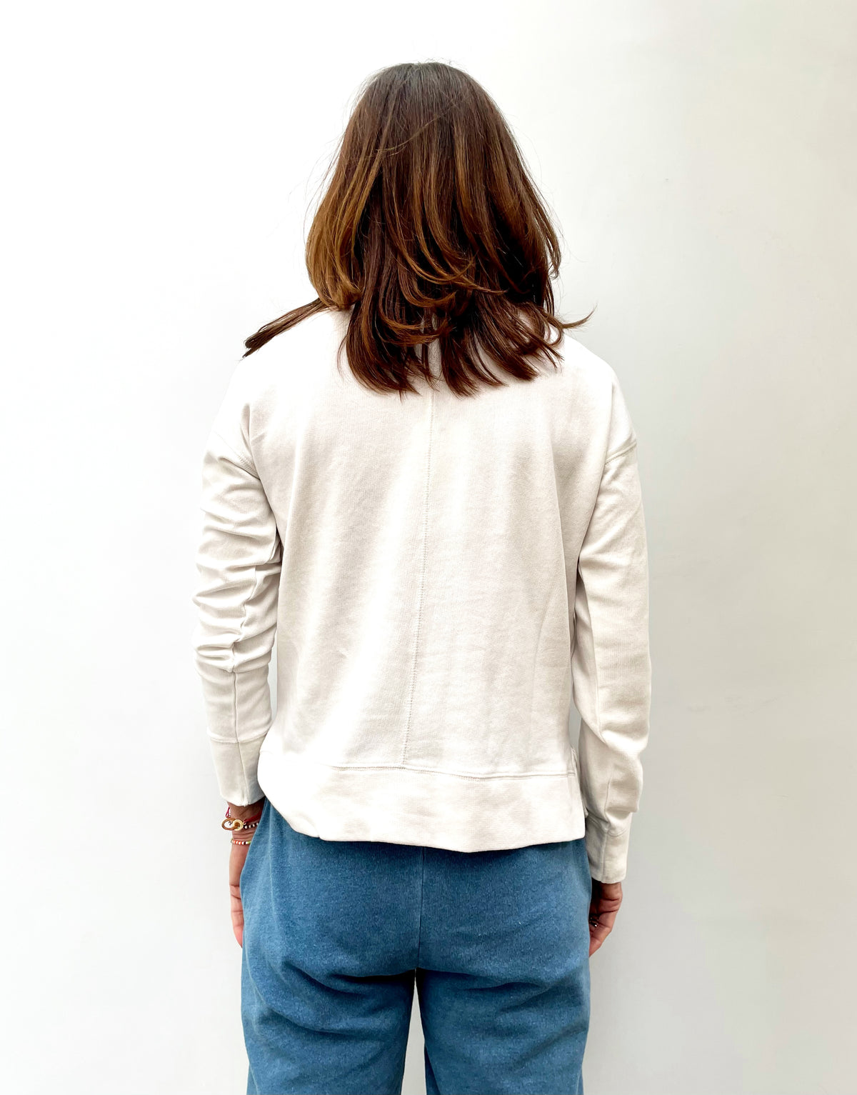 FIVE SWE2104 Love Sweat in Chalk