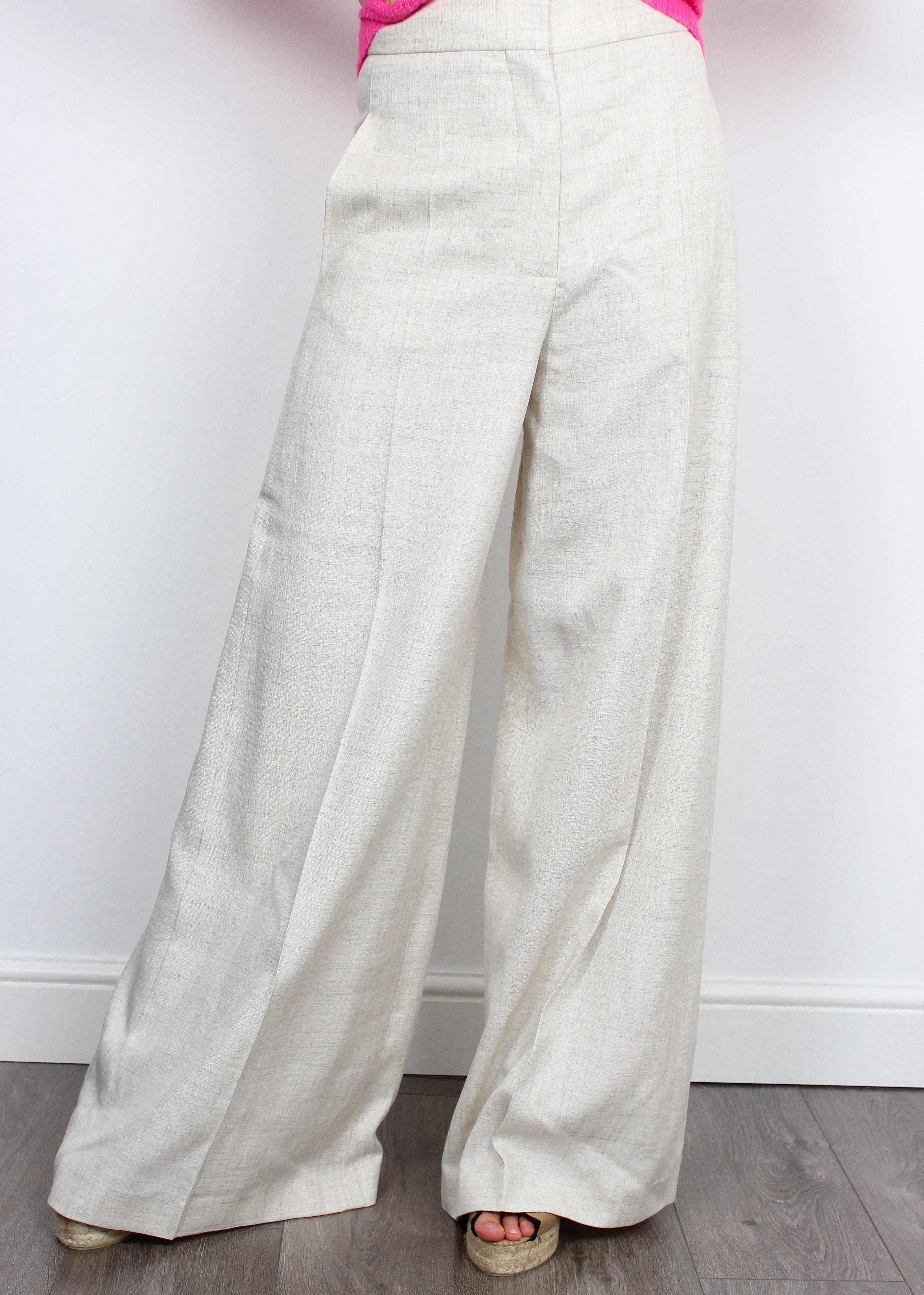 JOSEPH Tacita Trousers in Ecru
