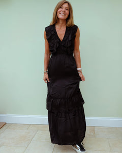 You added <b><u>M Macedonia ruffle dress in black</u></b> to your cart.