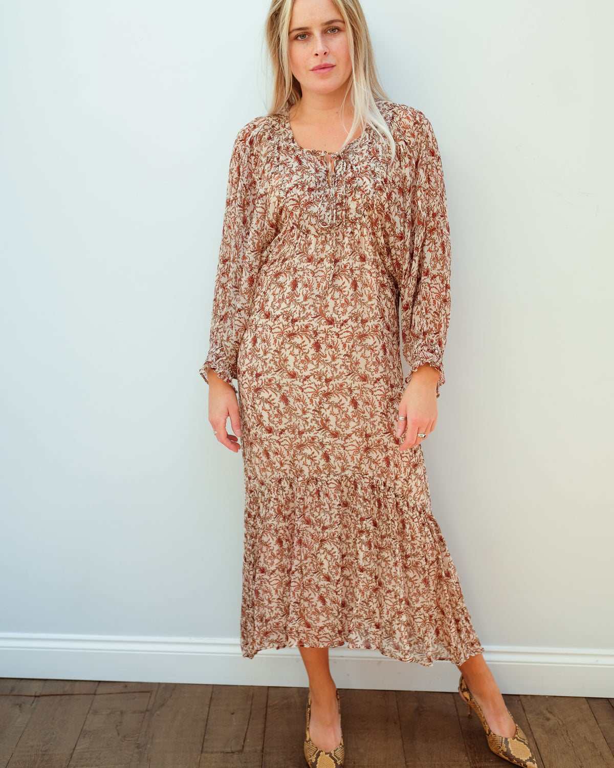 MOLIIN Cita Dress in Aurora Red