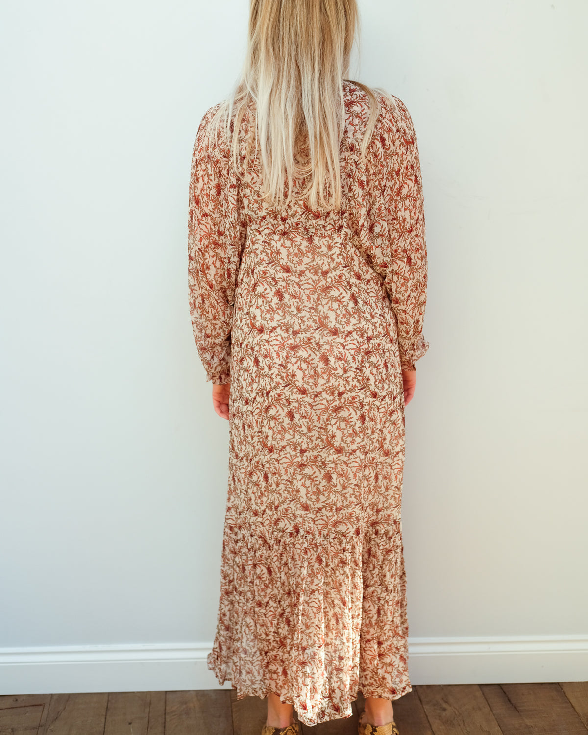 MOLIIN Cita Dress in Aurora Red