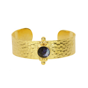 You added <b><u>OTTOMAN MN Hammered bangle with labradorite stone</u></b> to your cart.