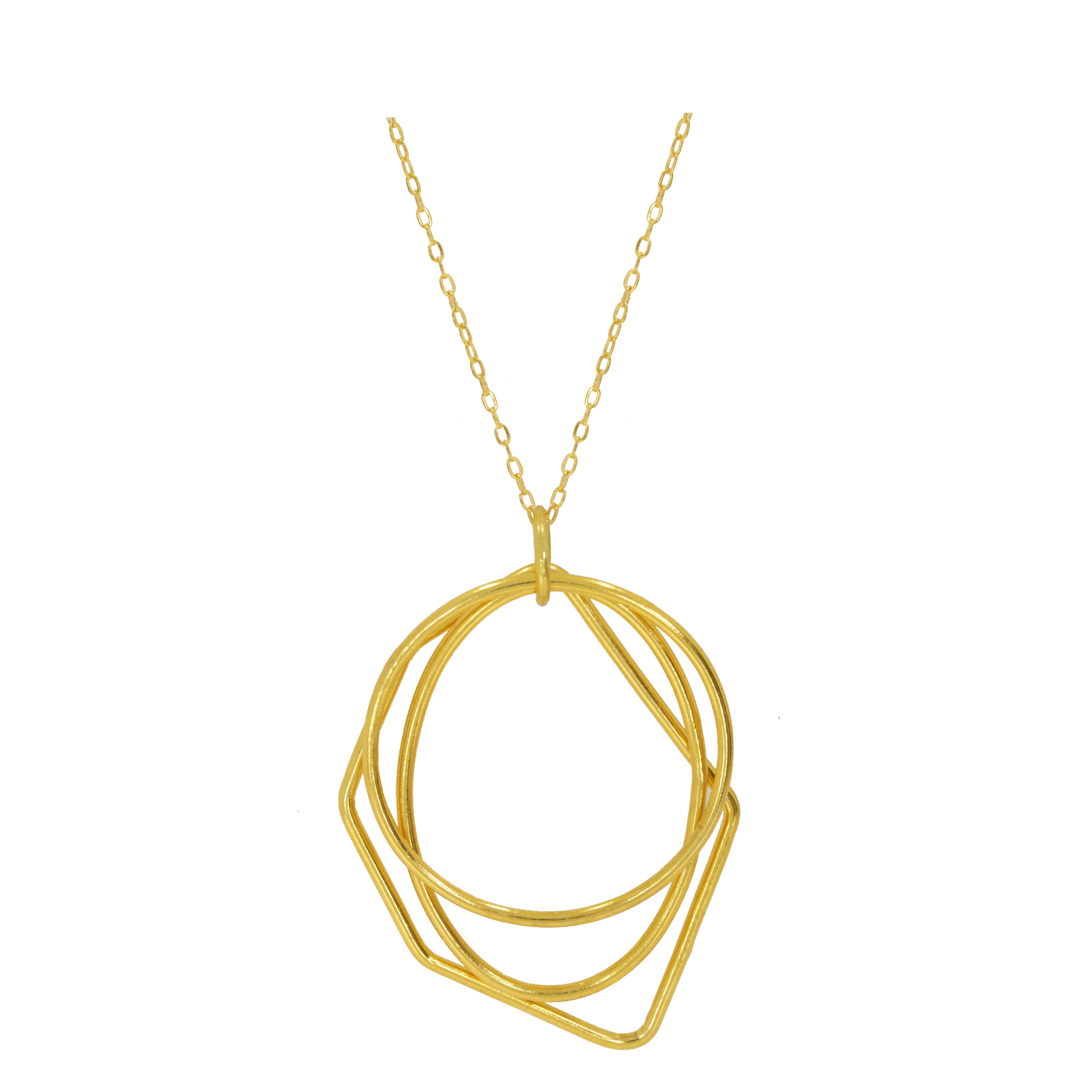 OTTOMAN SLR Solar gold pendant