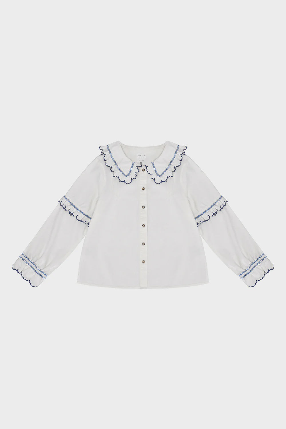 S&M Phoebe Blouse in Ecru