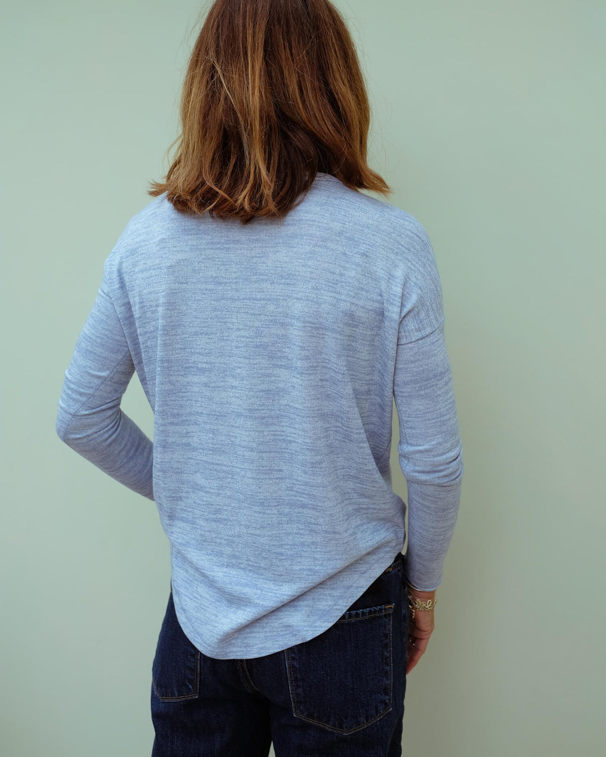 R&B The LS knit in dusk lavender