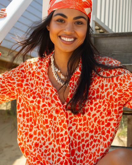 PPL Gail Shirt in Leo 05 Orange Leo