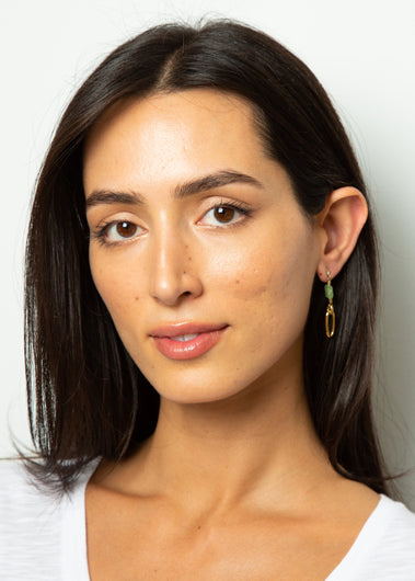 HANKA Switch Earrings in Kyanite Green