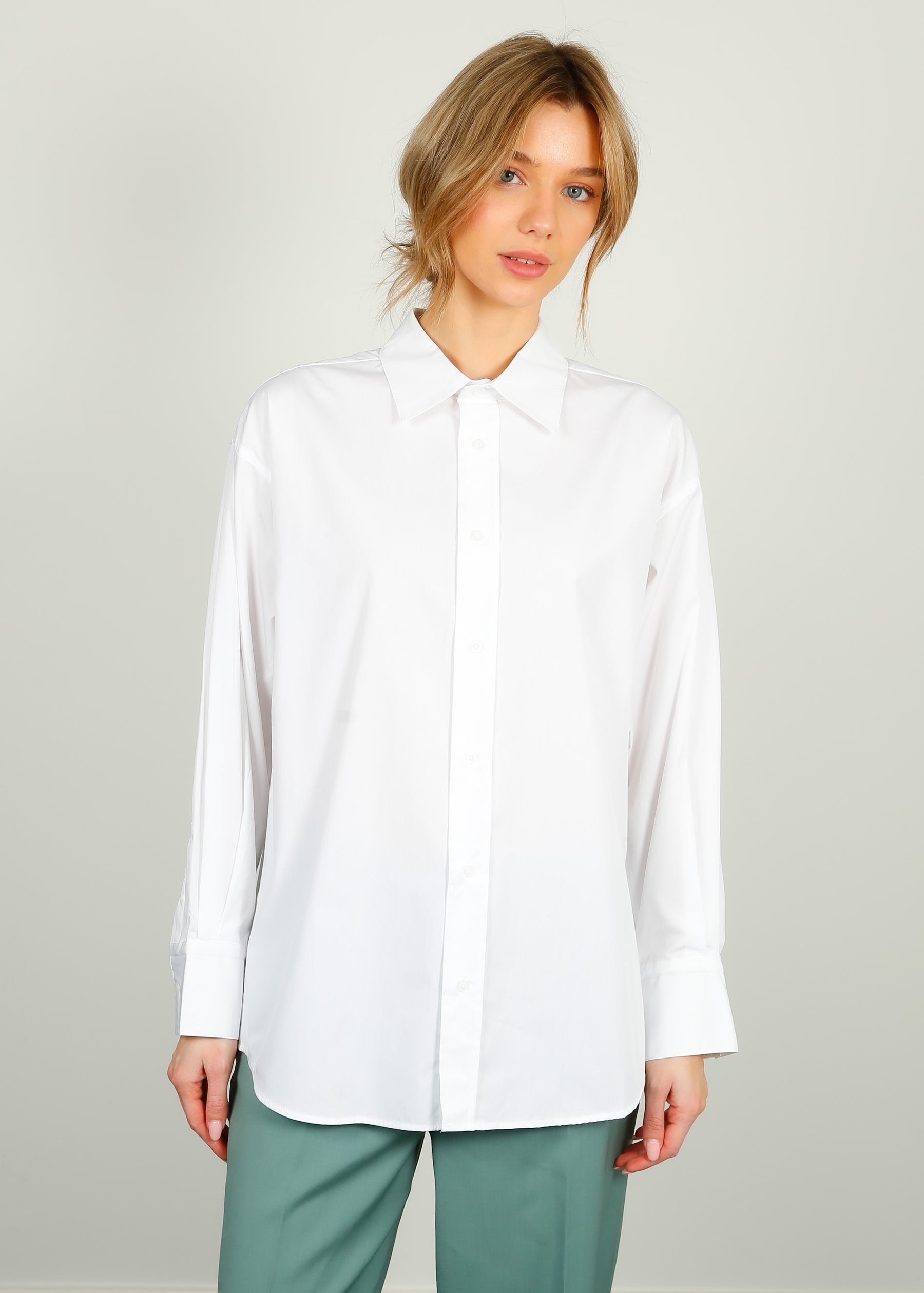 PARK Cotton Shirt in White