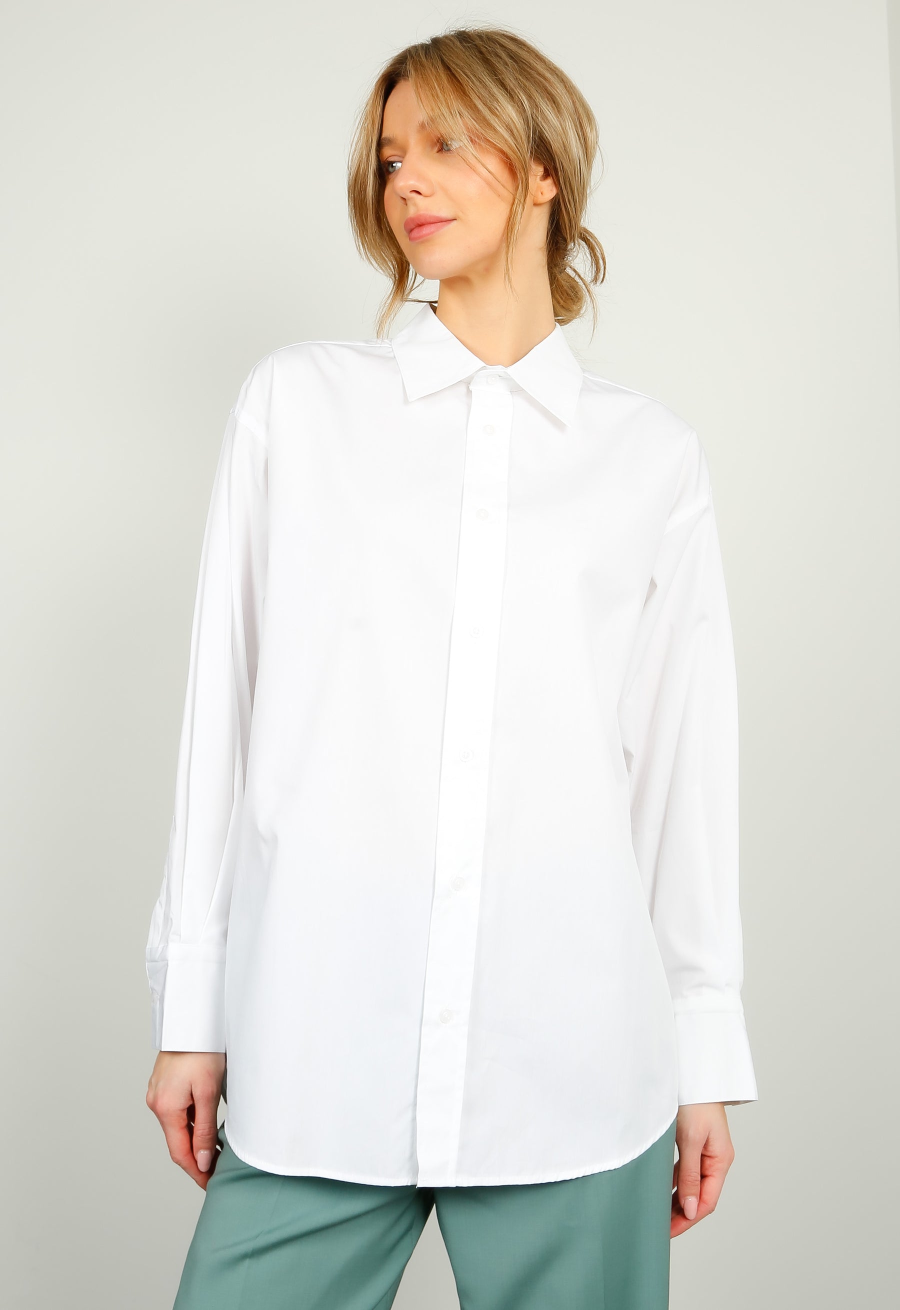 PARK Cotton Shirt in White