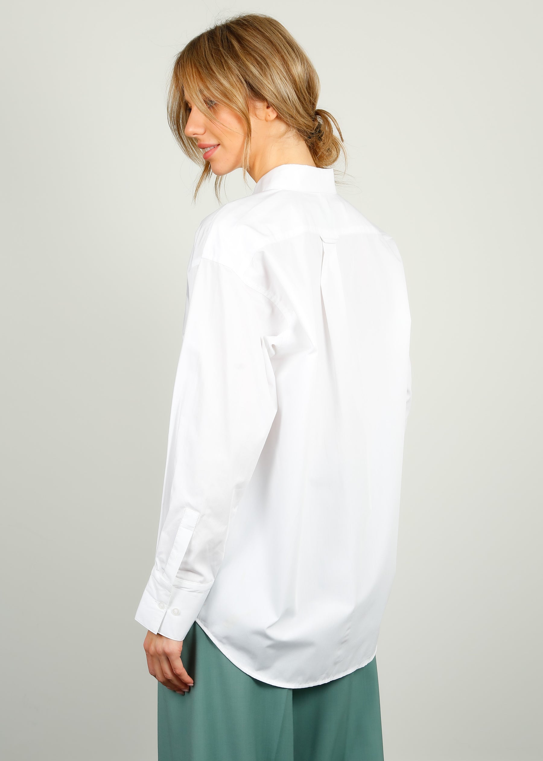 PARK Cotton Shirt in White