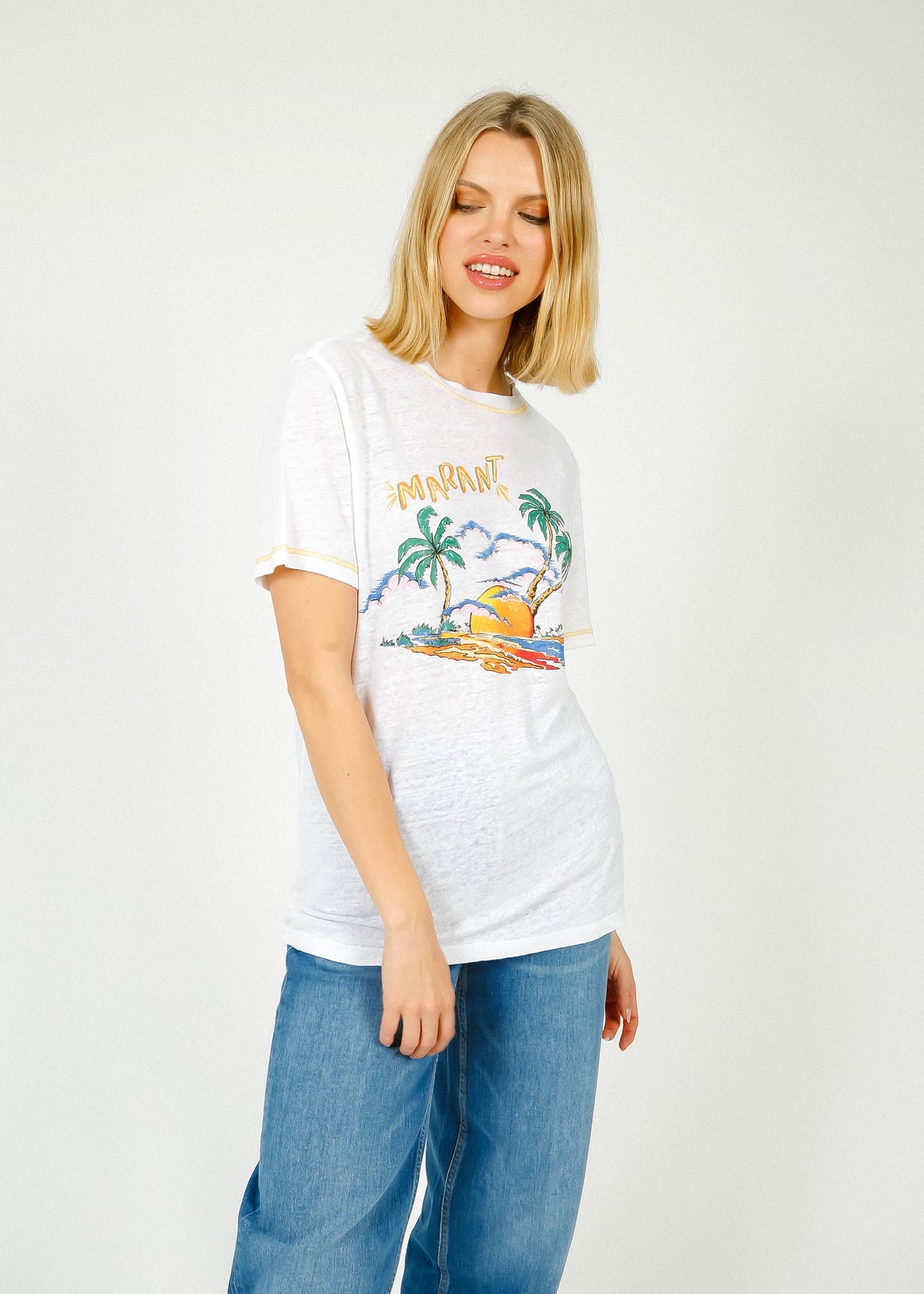IM Zewel Tee In White