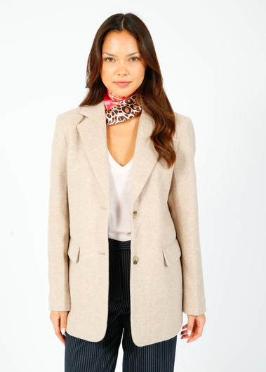 SLF Sasja Wool Blazer in Sandshell