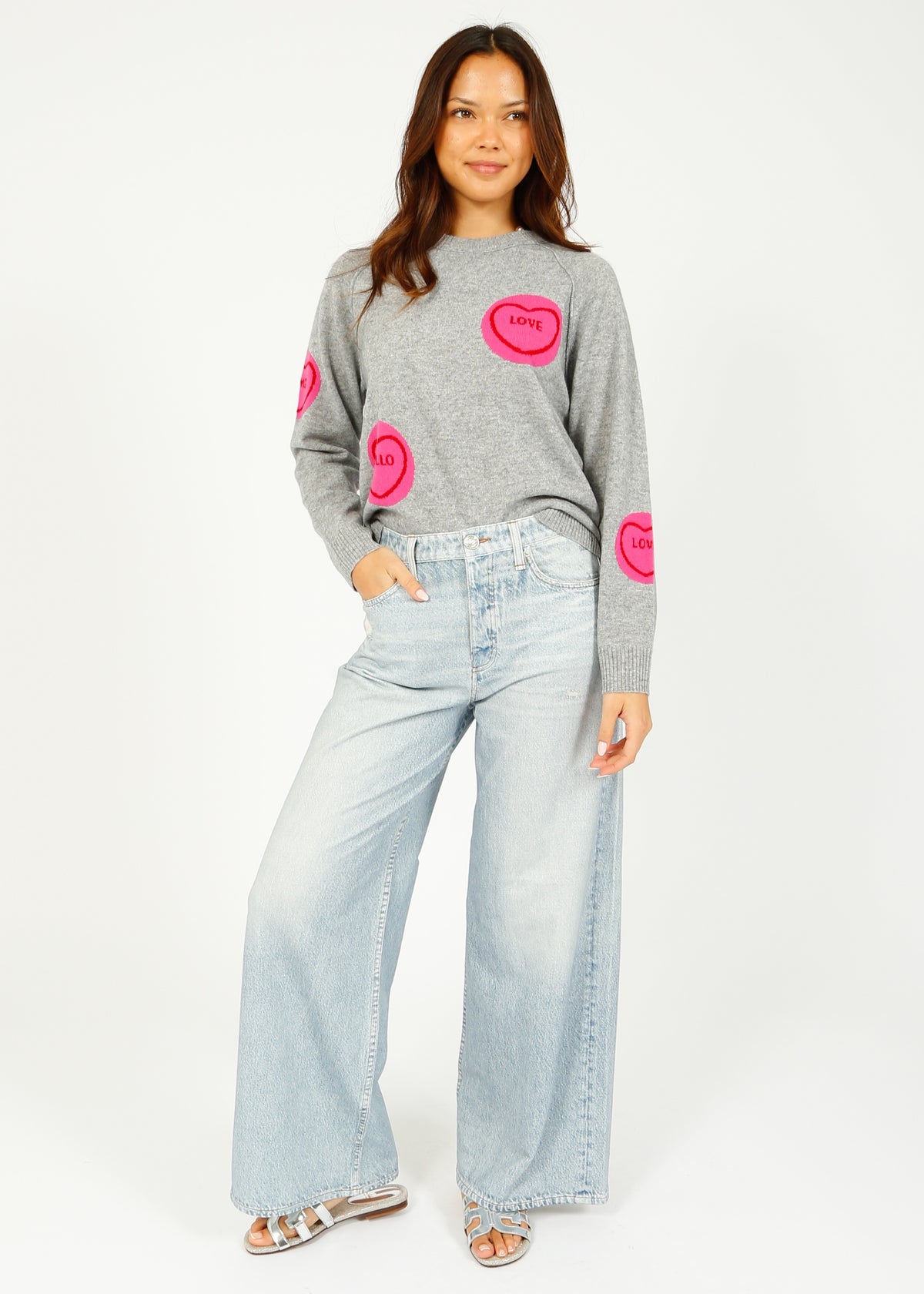 R&B Miramar Sofie Cropped in Meadow Blue