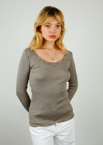 You added <b><u>ROSEMUNDS Babette LS in Brown Melange</u></b> to your cart.
