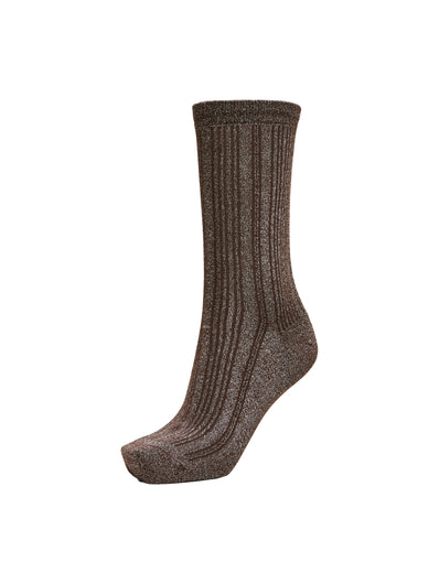SLF Lana socks in coffee bean