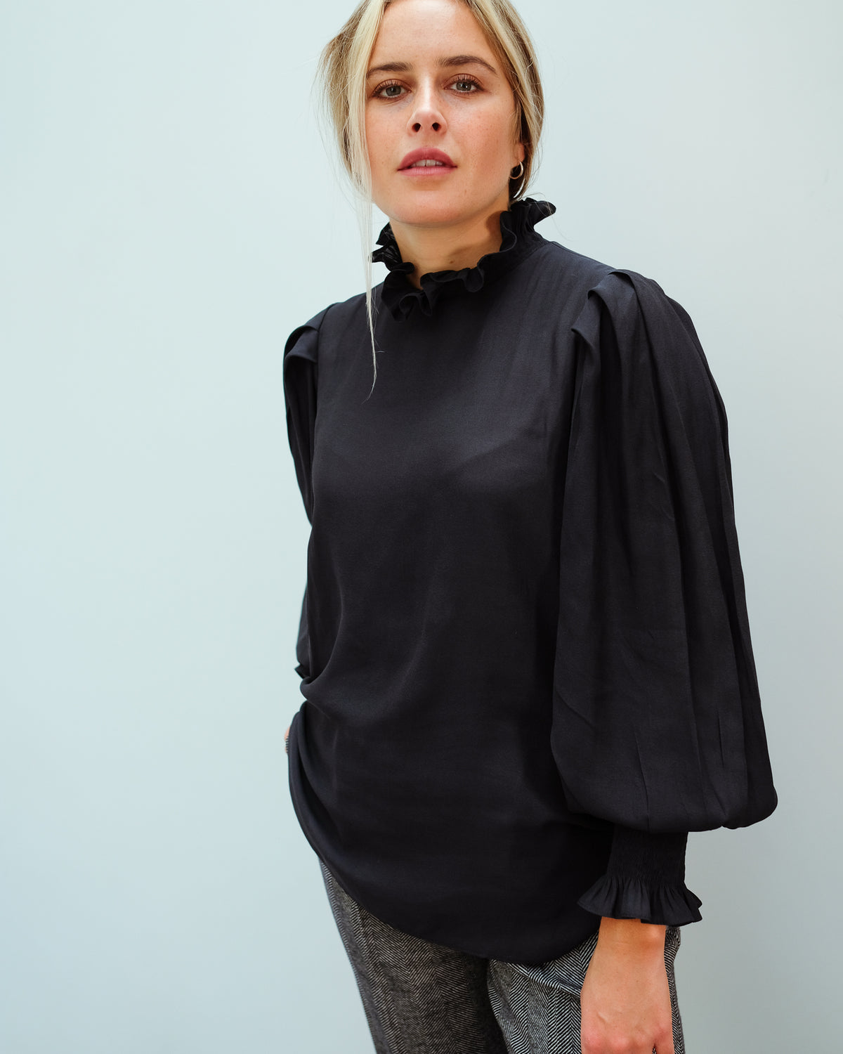 SEC.F Florenza Blouse in Black