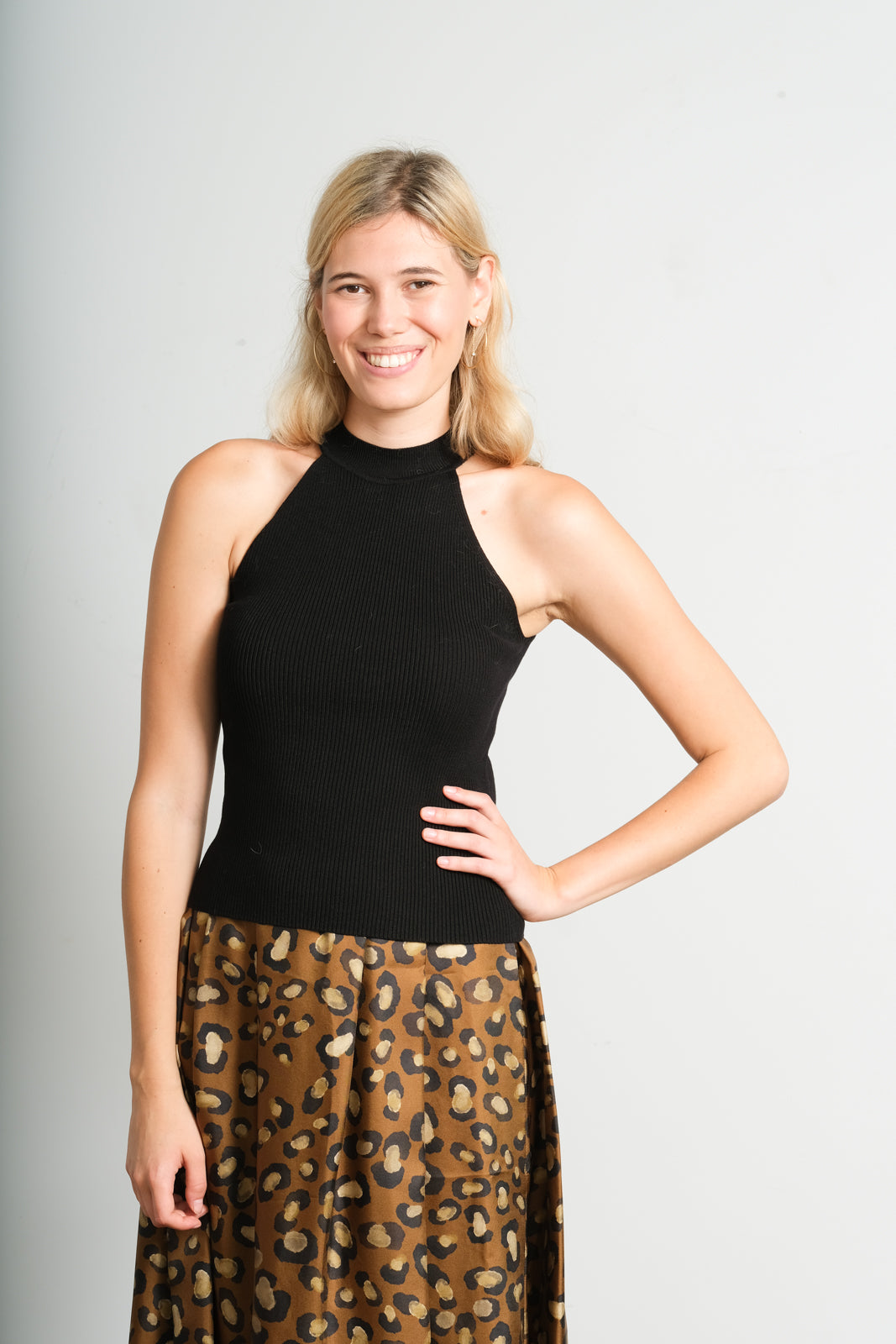 SLF Solita knit top in black